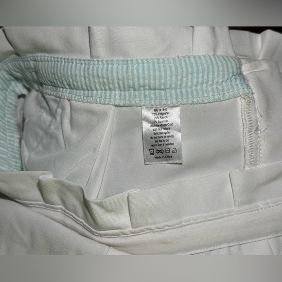 (NWT) Lauren James White Ruffle Top Shorts Women’s Size Large - Picture 4 of 4